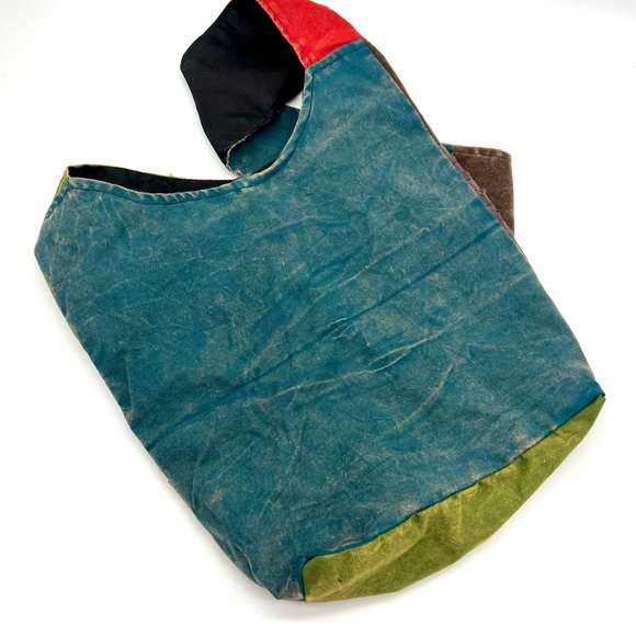 Patchwork Hippie Sling Bag - Picture 4 of 11